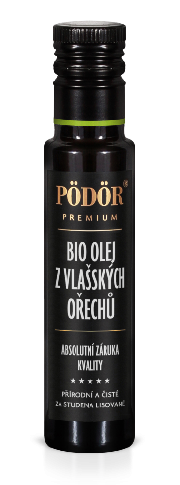 Bio olej z vlašských ořechů za studena lisovaný