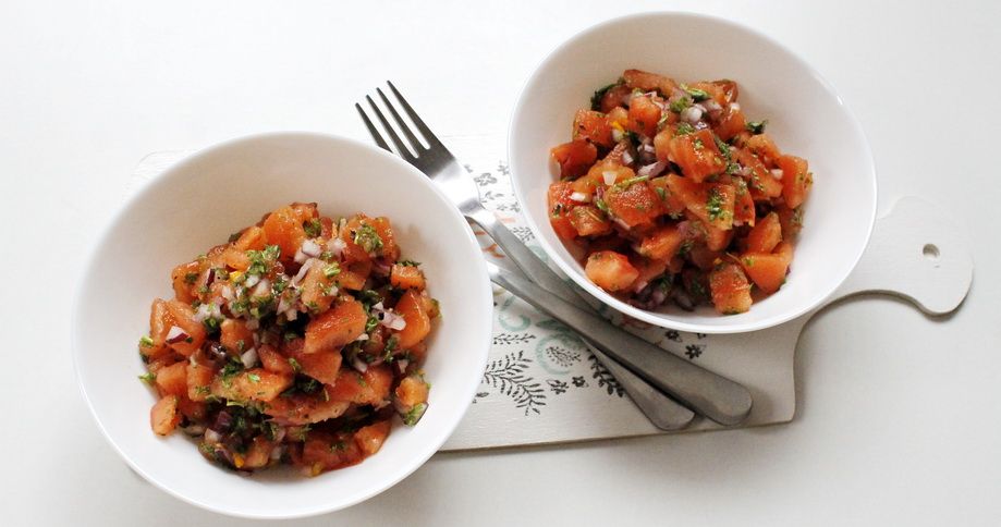 Salsa mit Aprikosenkernöl - cs