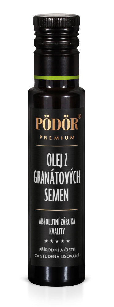 Olej ze semen granátového jablka za studena lisovaný