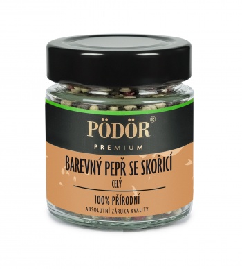Barevný pepř se skořicí - celý