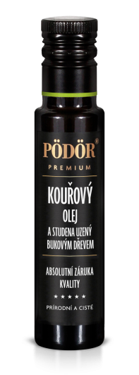 Kouřový olej - za studena uzený bukovým dřevem