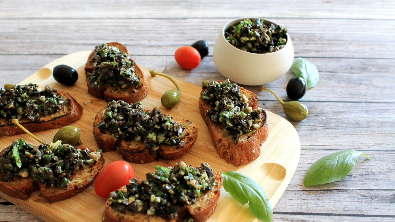 Bruschetta mit Tapenade - cs