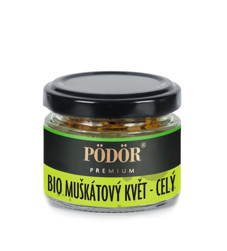 Bio muškátový květ - celý