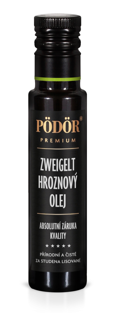 Olej z hroznových jader Zweigelt lisovaný za studena