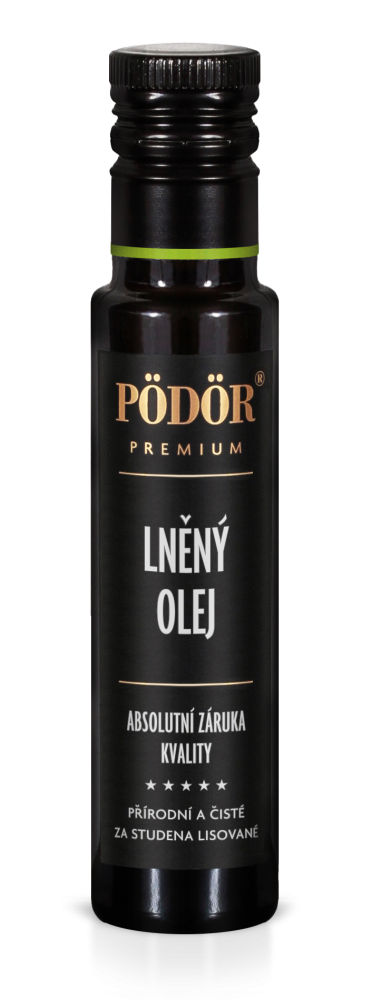 Lněný olej za studena lisovaný