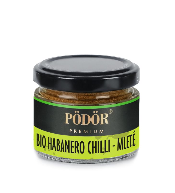 Bio Habanero Chilli - mleté