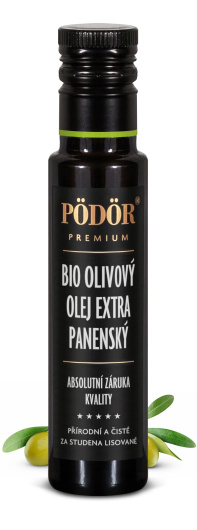 Bio extra panenský olivový olej lisovaný za studena