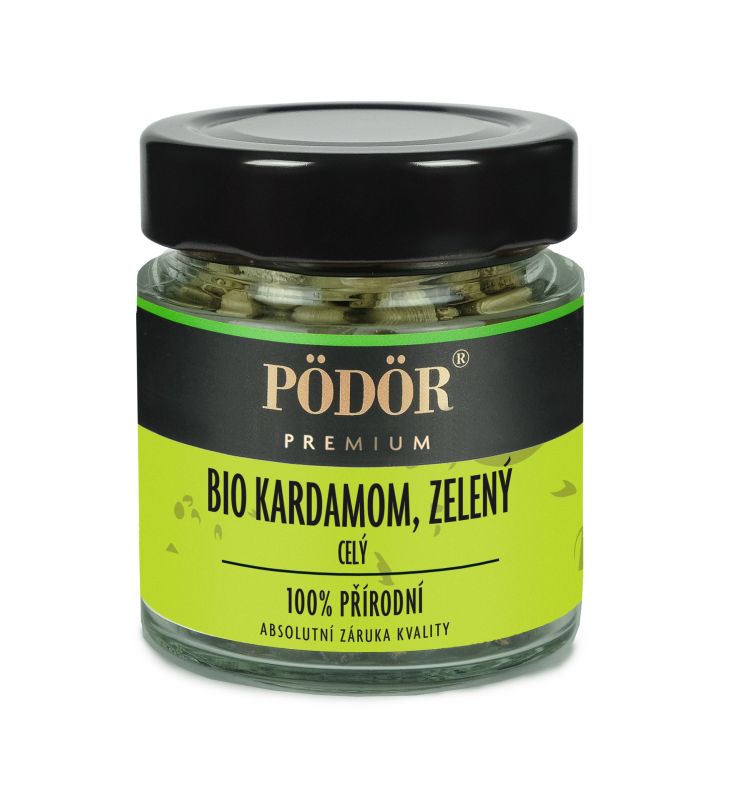 Bio kardamom, zelený - celý