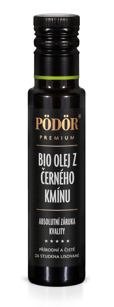 Bio  Olej z černého kmínu za studena lisovaný