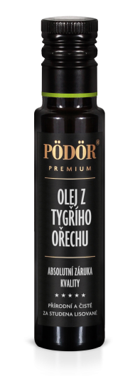 Olej z tygřího ořechu lisovaný za studena Olej z tygřího ořechu lisovaný za studena