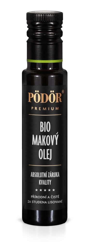 Bio Makový olej za studena lisovaný