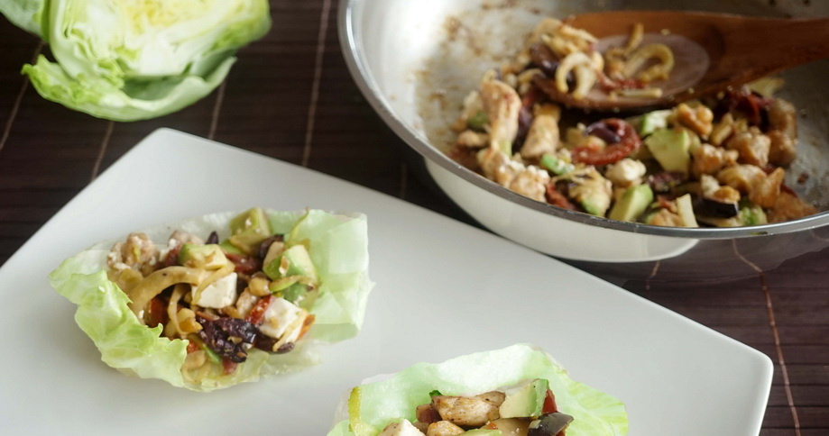 Hähnchensalat mit karamellisiertem Fenchel - cs