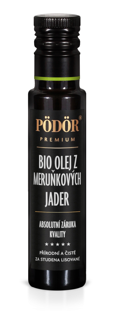 Bio olej z meruňkových jader za studena lisovaný
