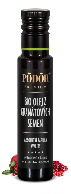 Bio Olej ze semen granátového jablka za studena lisovaný_1