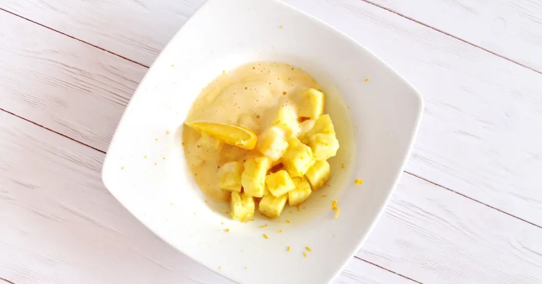 Orangenzabaione mit Macadamianussöl - cs