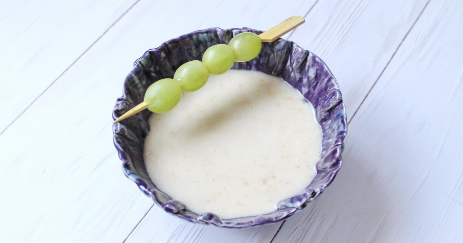 Ajo blanco mit Sesamöl - cs