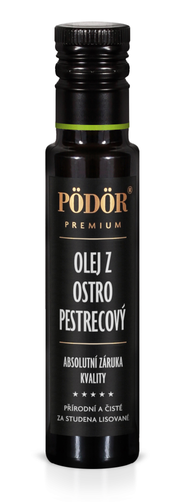 Olej z Ostropestřce lisovaný za studena 