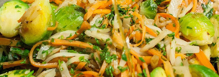 Blanchiertes Wurzelgemüse mit Mariendistelöl - cs